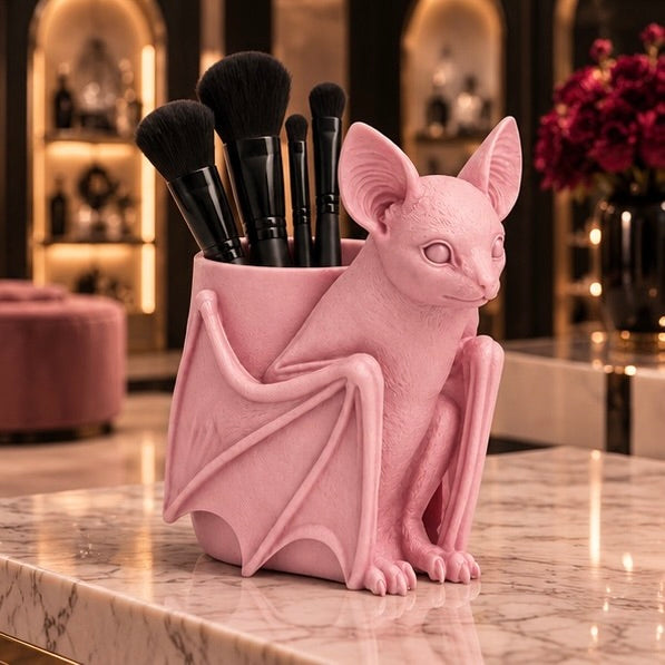Pastel Goth Gothic Bat organizer Makeup Vanity