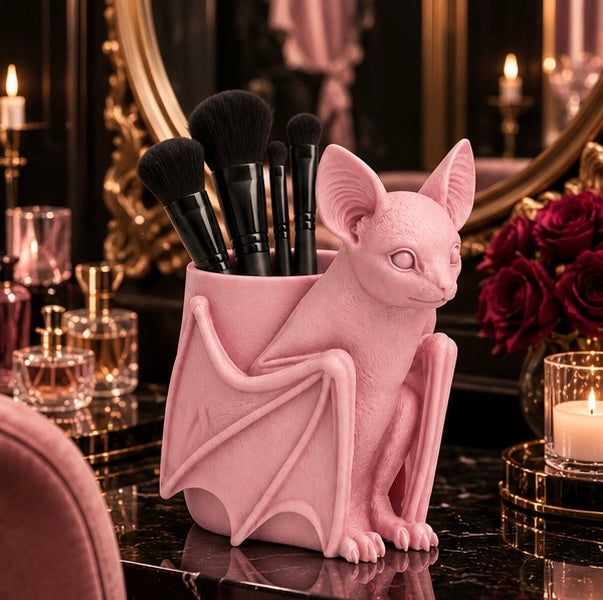 Pastel Goth Gothic Bat organizer Makeup Vanity