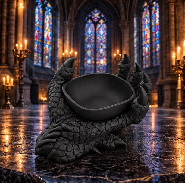 Dragon Claw Jewelry Holder Gothic Trinket Tray