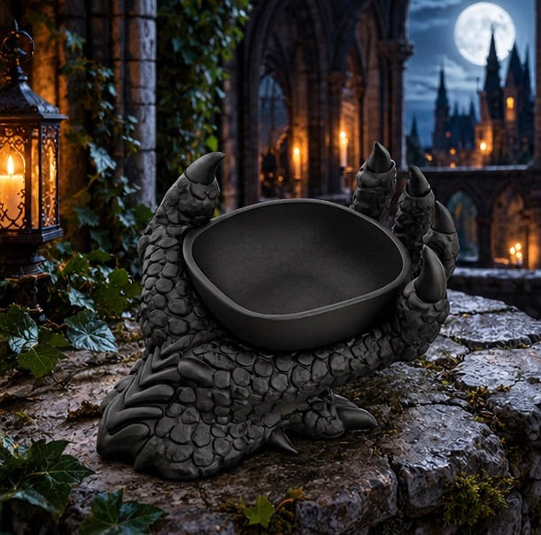Dragon Claw Jewelry Holder Gothic Trinket Tray