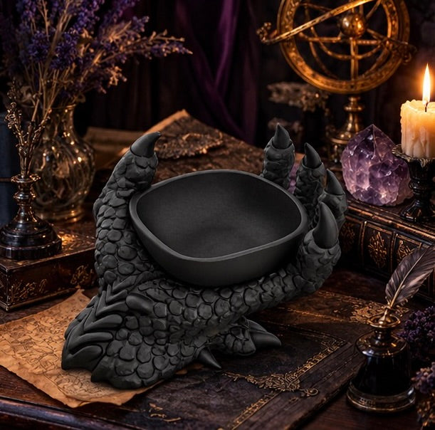 Dragon Claw Jewelry Holder Gothic Trinket Tray