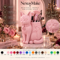 Pastel Goth Gothic Cat Makeup Holder Witchy Cat