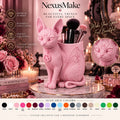 Pastel Goth Gothic Sphynx Cat Makeup Brush Holder