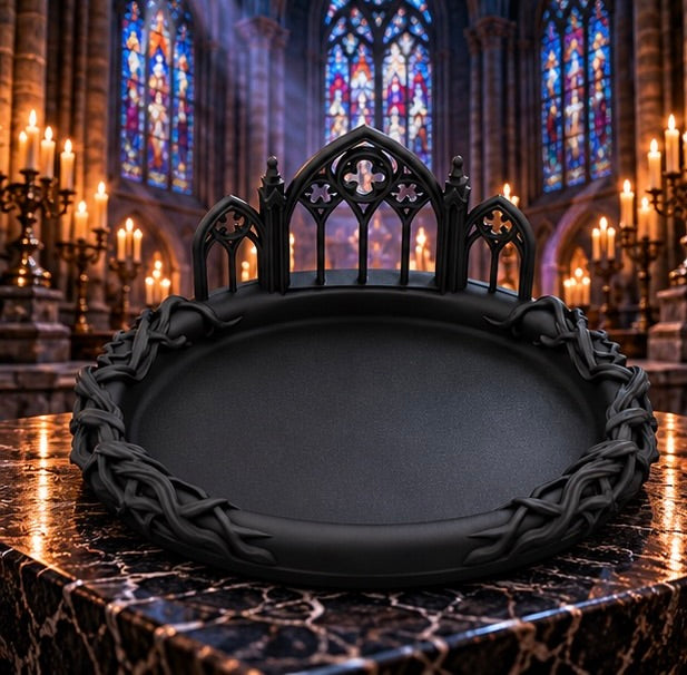 Gothic Arch Jewelry Holder Rooted Trinket