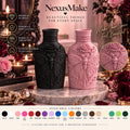 Gothic Skull Moth Decorative Bottle Goth