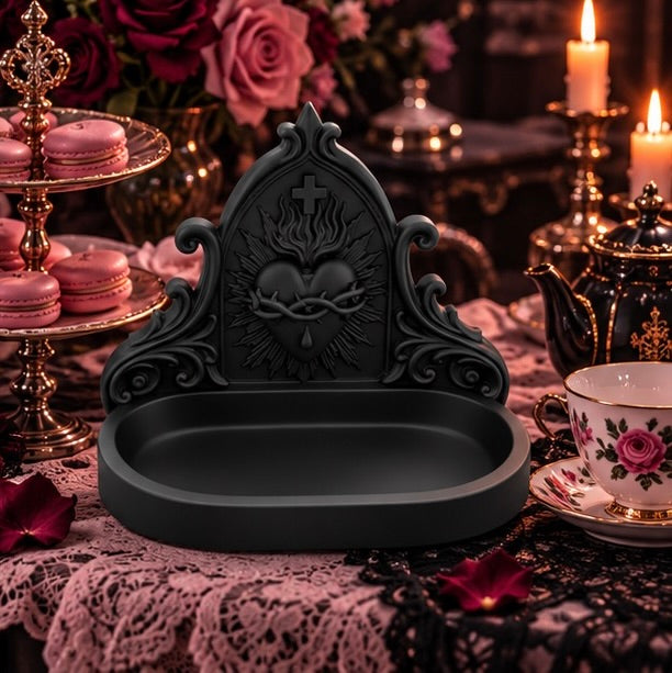Gothic Sacred Heart Jewelry Organizer & Catchall