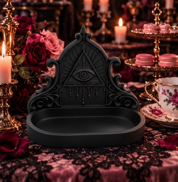 Gothic All Seeing Eye Masonic Jewelry Organizer