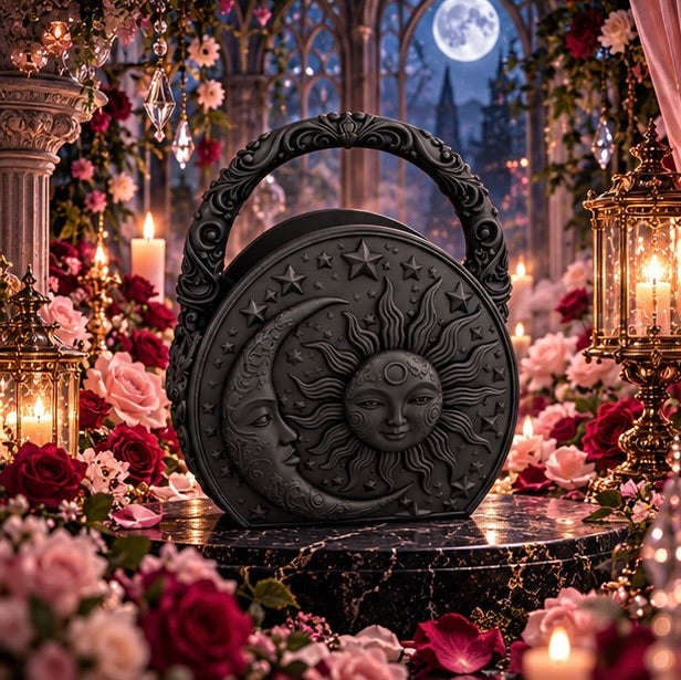 Sun and Moon Gothic Handbag