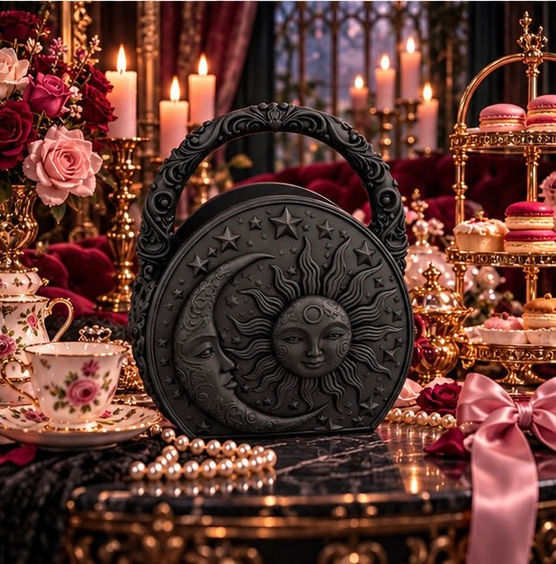 Sun and Moon Gothic Handbag