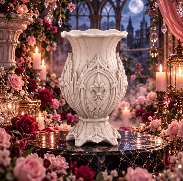 Gothic Baroque Vase Goth Home Decoration
