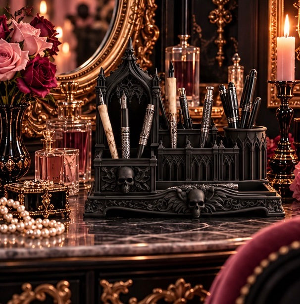Gothic Cathedral Desk Organizer