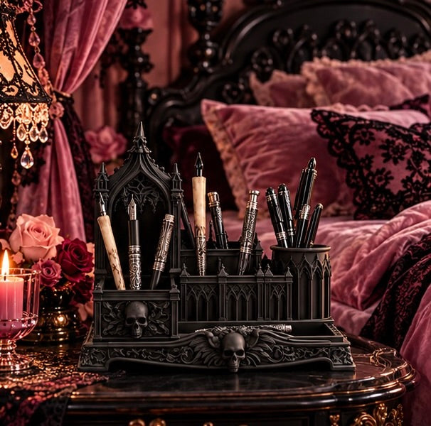 Gothic Cathedral Desk Organizer