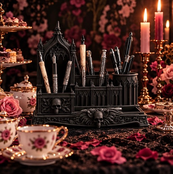 Gothic Cathedral Desk Organizer