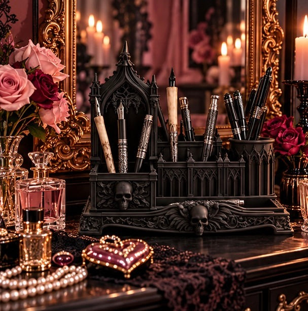 Gothic Cathedral Desk Organizer