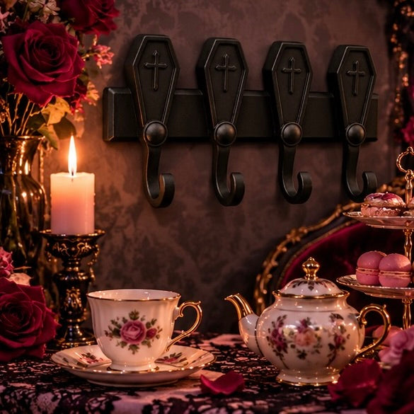 Gothic Coffin Wall Key Holder Minimal Key rack