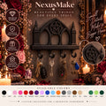 Gothic Pentagram Wall Key Holder Cathedral Rack
