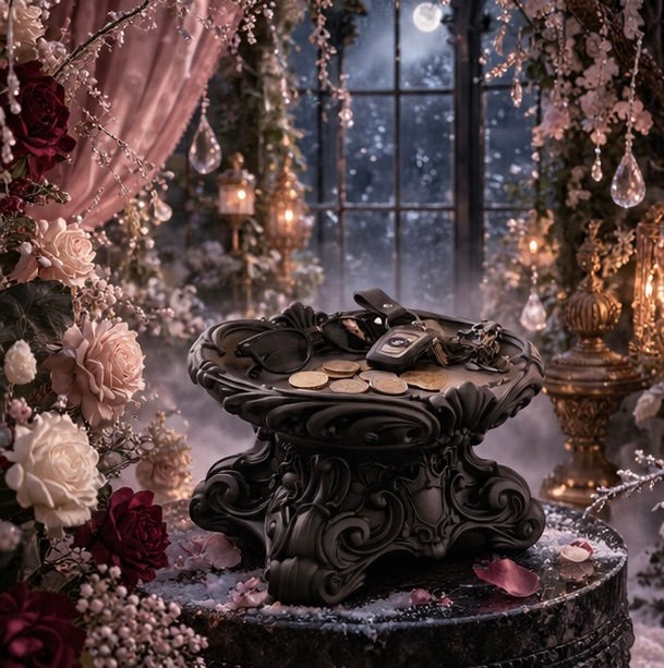 Baroque Gothic Pedestal Catch all Tray