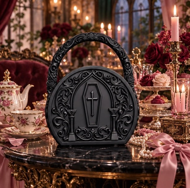 Gothic Coffin Purse Handbag Alternative Fashion