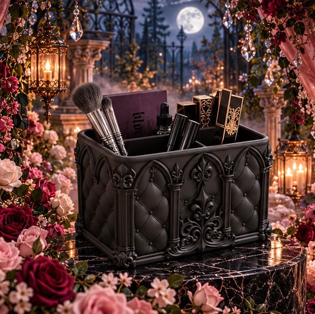 Goth Makeup Organizer Gothic Vanity Storage
