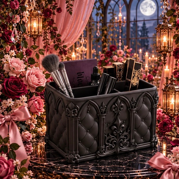 Goth Makeup Organizer Gothic Vanity Storage