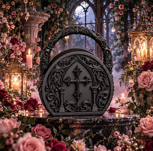 Gothic Cross Handbag Relief