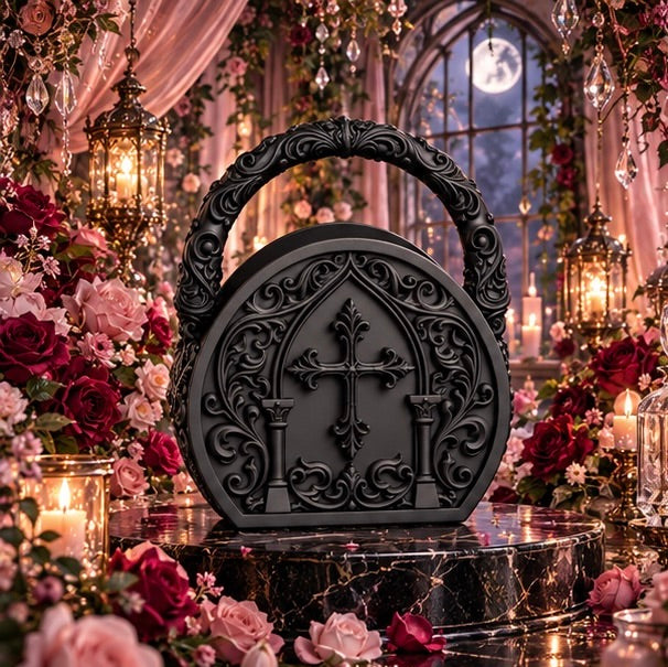 Gothic Cross Handbag Relief