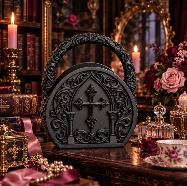 Gothic Cross Handbag Relief