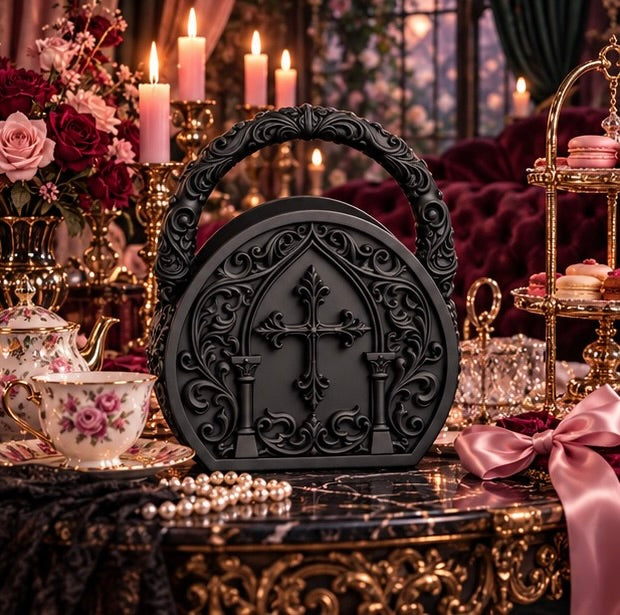 Gothic Cross Handbag Relief