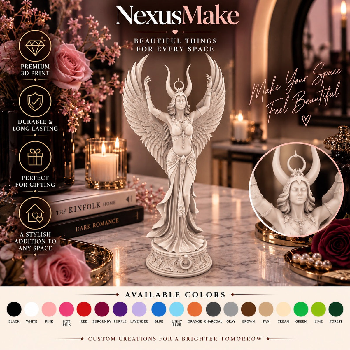 Lilith Goddess Statue