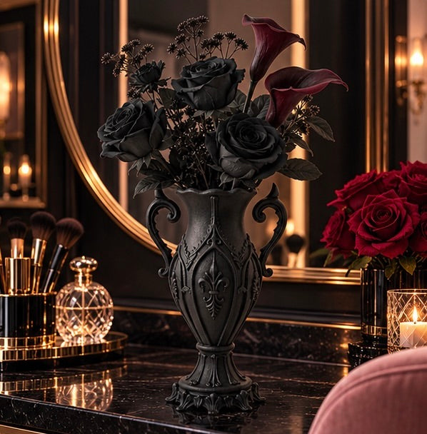 Gothic Baroque Vase Dark Elegance Goth Home Decor
