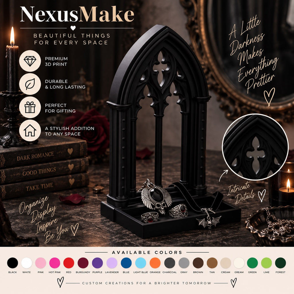 Gothic jewelry tray