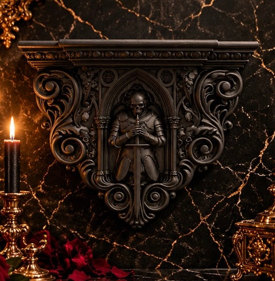 Gothic Knight Altar Shelf