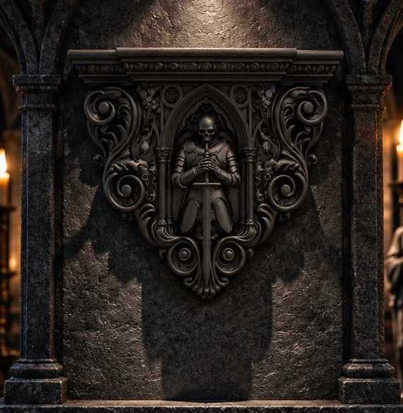 Gothic Knight Altar Shelf