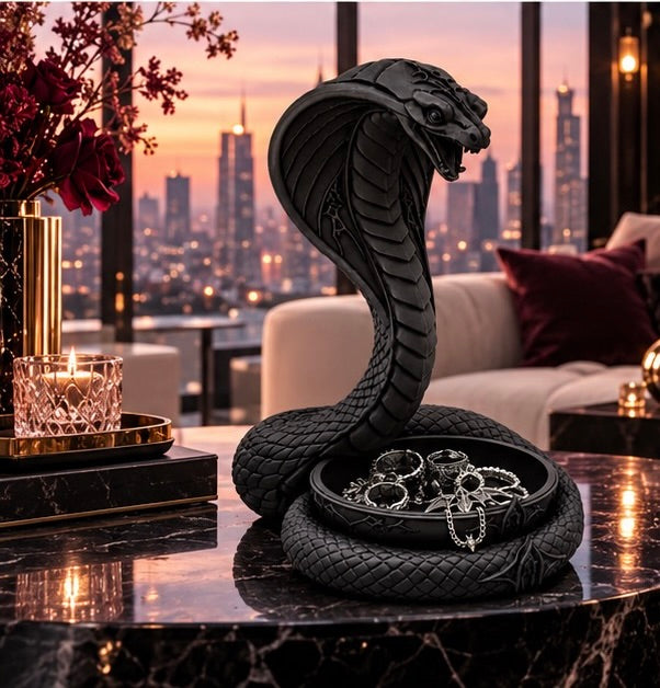 Goth Cobra Holder Gothic Snake Organizer